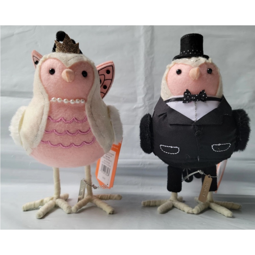 2023 Hyde & Eek Halloween Fabric Birds Set Radley Duchess Bootiful Pink Wedding